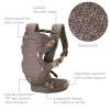 image:imageInfantino Flip Luxe 4in1 Convertible Baby Carrier Ergonomic Infant to Toddler Carrier Updated Lumbar Support Premium Herringbone Fabric Elevated Accents HandsFree Comfort 735 lbs AffogatoLeopard