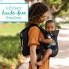 image:imageInfantino Flip Luxe 4in1 Convertible Baby Carrier Ergonomic Infant to Toddler Carrier Updated Lumbar Support Premium Herringbone Fabric Elevated Accents HandsFree Comfort 735 lbs AffogatoBlack  Gold