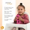 image:imageBooginHead by Infantino 100 Food Grade Silicone Link Baby Teethers Hot Pink