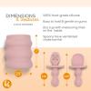 image:imageBooginHead by Infantino Baby Led Weaning Supplies Stage 1 and 2 Self Feeding 5Piece Set PinkBaby Led Pink