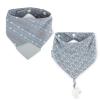 image:imageBooginHead by Infantino Cotton Baby Drool Bibs Teething Bib and Pacifier Holder Bib Blue Arrows2pack Blue Arrows