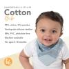 image:imageBooginHead by Infantino Cotton Baby Drool Bibs Teething Bib and Pacifier Holder Bib Blue Arrows2pack Blue Arrows