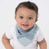image:imageBooginHead by Infantino Cotton Baby Drool Bibs Teething Bib and Pacifier Holder Bib Blue Arrows2pack Blue Arrows