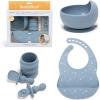 image:imageBooginHead by Infantino Baby Led Weaning Supplies Stage 1 and 2 Self Feeding 5Piece Set PinkBaby Led Blue