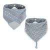 image:imageBooginHead by Infantino Cotton Baby Drool Bibs Teething Bib and Pacifier Holder Bib Blue Arrows2pack Blue Arrows