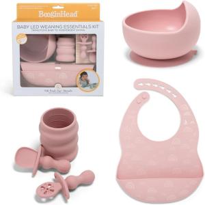 image:imageBooginHead by Infantino Baby Led Weaning Supplies Stage 1 and 2 Self Feeding 5Piece Set PinkBaby Led Pink