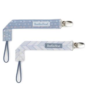 image:imageBooginHead by Infantino PaciGrip 2Pack Pacifier Clips  Universal Fit Gentle on Clothes Keeps Pacifiers Clean amp Close Ages 036 Months Blue ArrowsBlue Arrows