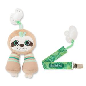 image:imageBooginHead by Infantino Pacifier Holder Stuffed Animal and Baby Pacifier Clip Green SlothSloth
