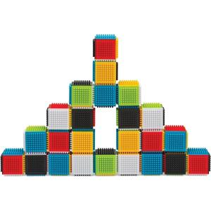 image:imageInfantino Press amp Stay Sensory Blocks Developmental Activity Blocks 24Piece Multicolor Stacking Toy Set for Babies amp Toddlers 12 MonthsMulticolor