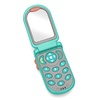 image:imageInfantino Flip and Peek Fun Phone Bilingual with 3 English amp 3 Spanish Phrases Sounds Effects for Engagement Peek a Boo Mirror Inside 2 Colors Ages 3 Months Teal