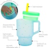 image:imageInfantino My 1st Tumbler 9 Oz Silicone Sippy Cup with Straw amp Handle SpillResistant Baby Cup for OntheGo BPAFree Transition Bottle Blue StarsBlue Stars