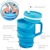 image:imageInfantino My 1st Tumbler 9 Oz Silicone Sippy Cup with Straw amp Handle SpillResistant Baby Cup for OntheGo BPAFree Transition Bottle Blue StarsBlueberry Swirl