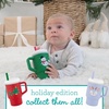 image:imageInfantino My 1st Tumbler 9 Oz Silicone Sippy Cup with Straw amp Handle SpillResistant Baby Cup for OntheGo BPAFree Transition Bottle Blue StarsGreen Snowman
