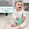 image:imageInfantino My 1st Tumbler 9 Oz Silicone Sippy Cup with Straw amp Handle SpillResistant Baby Cup for OntheGo BPAFree Transition Bottle Blue StarsOmbre Lime Light