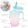 image:imageInfantino My 1st Tumbler 9 Oz Silicone Sippy Cup with Straw amp Handle SpillResistant Baby Cup for OntheGo BPAFree Transition Bottle Blue StarsOmbre Twilight Bloom