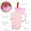 image:imageInfantino My 1st Tumbler 9 Oz Silicone Sippy Cup with Straw amp Handle SpillResistant Baby Cup for OntheGo BPAFree Transition Bottle Blue StarsPink