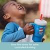 image:imageInfantino My 1st Tumbler 9 Oz Silicone Sippy Cup with Straw amp Handle SpillResistant Baby Cup for OntheGo BPAFree Transition Bottle Blue StarsPopsicle