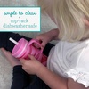 image:imageInfantino My 1st Tumbler 9 Oz Silicone Sippy Cup with Straw amp Handle SpillResistant Baby Cup for OntheGo BPAFree Transition Bottle Blue StarsStrawberry Swirl