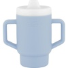 image:imageInfantino My 1st Tumbler 9 Oz Silicone Sippy Cup with Straw amp Handle SpillResistant Baby Cup for OntheGo BPAFree Transition Bottle Blue StarsClarity