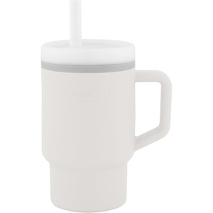 image:imageInfantino My 1st Tumbler 9 Oz Silicone Sippy Cup with Straw amp Handle SpillResistant Baby Cup for OntheGo BPAFree Transition Bottle Blue StarsCream
