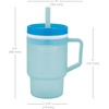 image:imageInfantino My 1st Tumbler Straw Cup 10oz Seashell amp LavenderMoody Blue