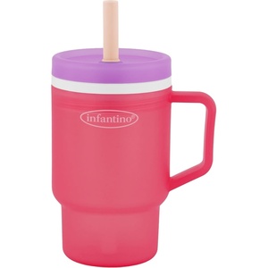 image:imageInfantino My 1st Tumbler Straw Cup 10oz Seashell amp LavenderHibiscus