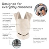 image:imageInfantino First Bloom Newborn Baby Carrier 725 lbs Sweet DoveCrme Brle