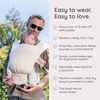 image:imageInfantino First Bloom Newborn Baby Carrier 725 lbs Sweet DoveCrme Brle