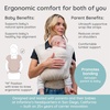 image:imageInfantino First Bloom Newborn Baby Carrier 725 lbs Sweet DoveCrme Brle
