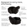 image:imageInfantino Hip Rider Max Storage Hip Seat Baby Carrier 1245 lbs Washed TaupeBlack Sand