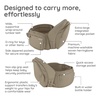 image:imageInfantino Hip Rider Max Storage Hip Seat Baby Carrier 1245 lbs Washed TaupeWashed Taupe