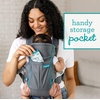 image:imageInfantino Swift Classic Baby Carrier with Pocket 726 lbs MushroomGray