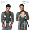 image:imageInfantino Swift Classic Baby Carrier with Pocket 726 lbs MushroomGray